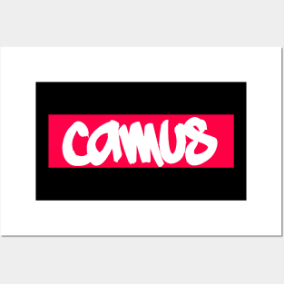 Camus (Red) Posters and Art